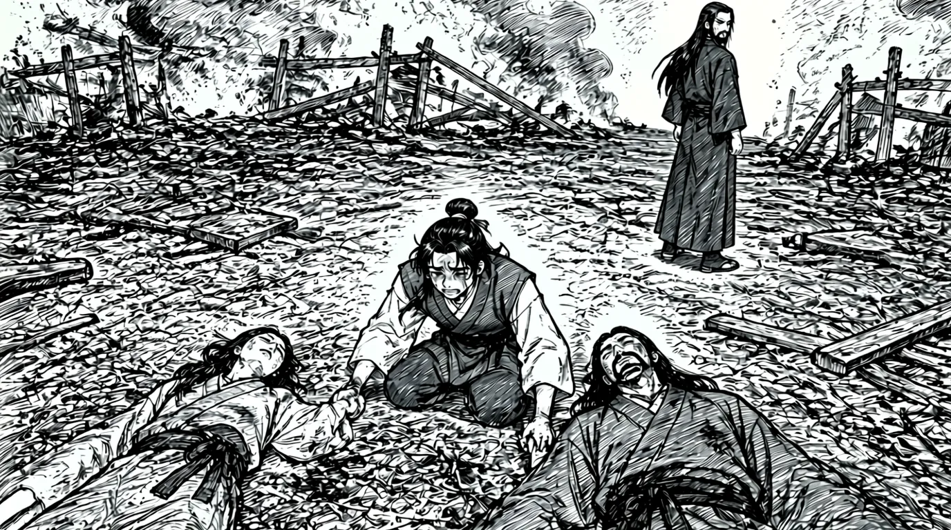 복수의 칼날 씬 1 · 샷 3